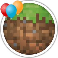 ikona urodziny z minecraft